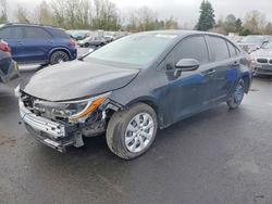 Toyota Corolla salvage cars for sale: 2022 Toyota Corolla le