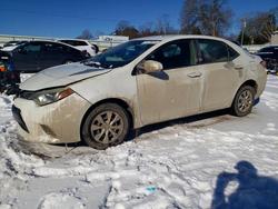Salvage cars for sale from Copart Chatham, VA: 2016 Toyota Corolla eco