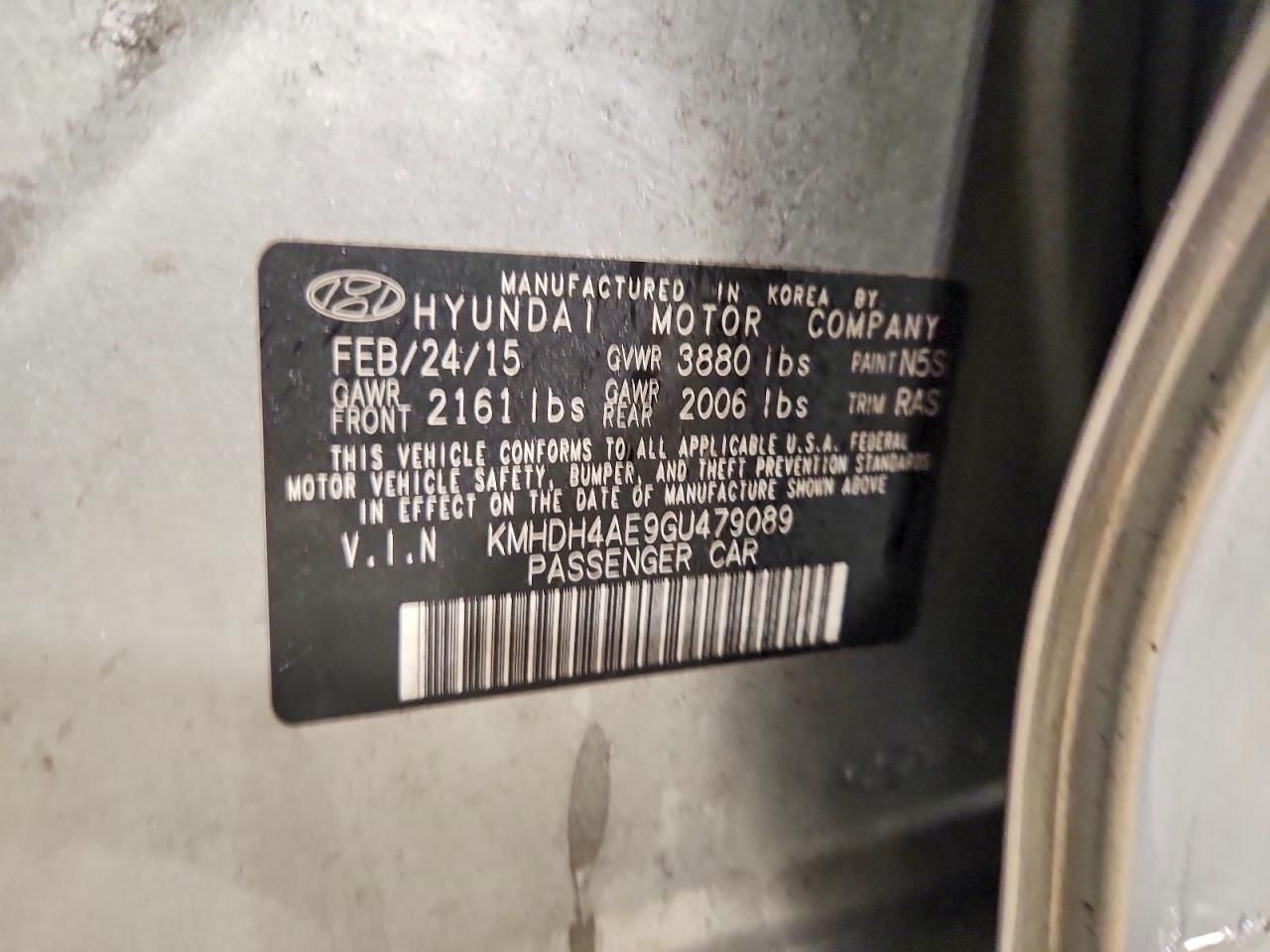 2016 Hyundai Elantra se