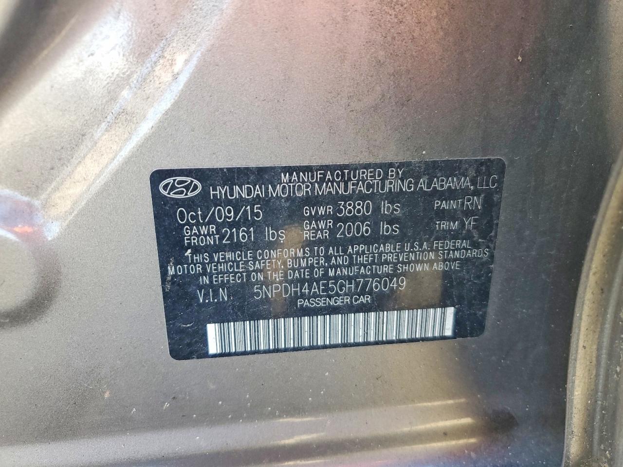 2016 Hyundai Elantra se