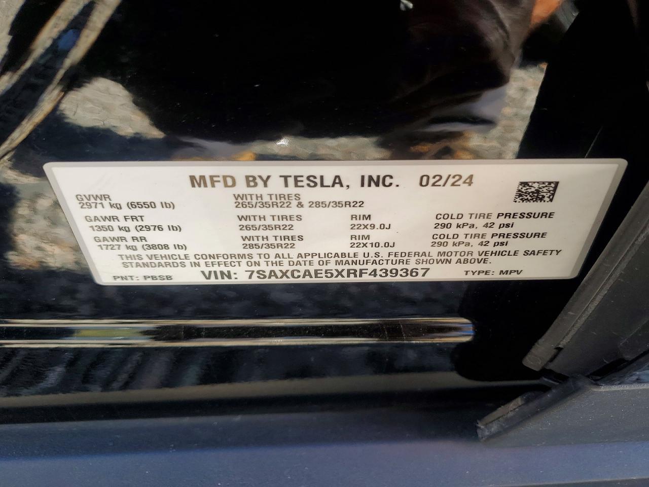 2024 Tesla Model x