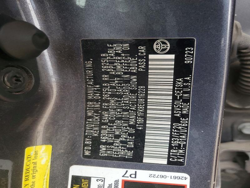 2014 Toyota Camry l