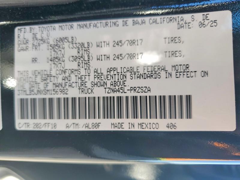 2025 Toyota Tacoma SR5