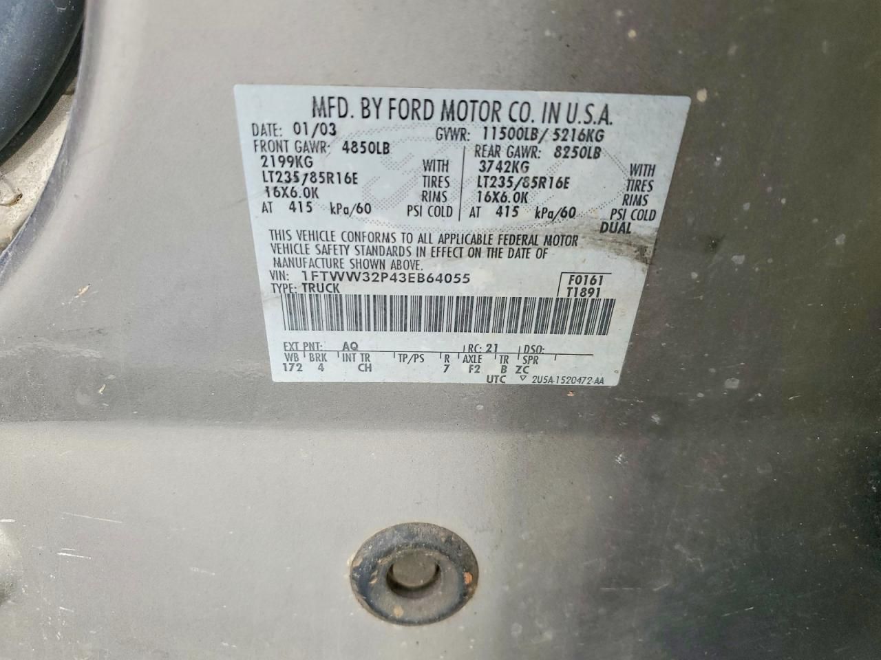 2003 Ford F350 Super Duty