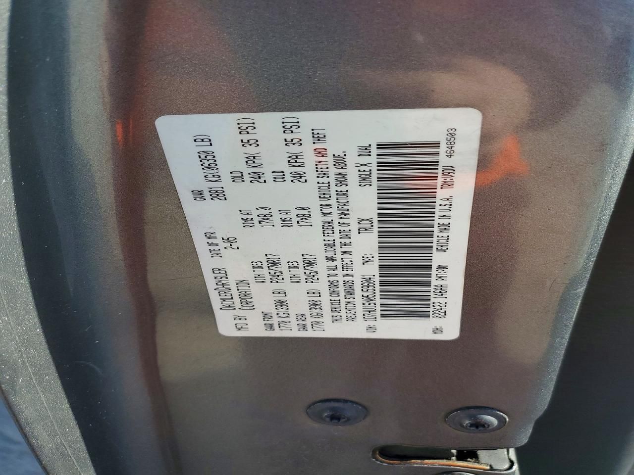 2005 Dodge Ram 1500 st