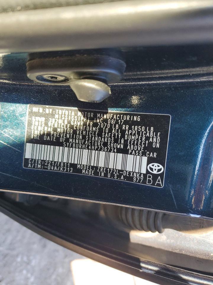 2017 Toyota Corolla l
