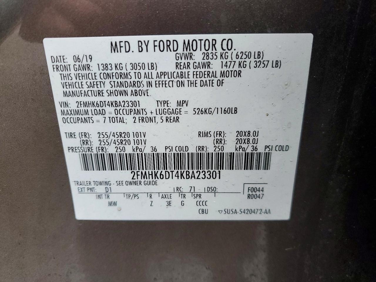 2019 Ford Flex Limited
