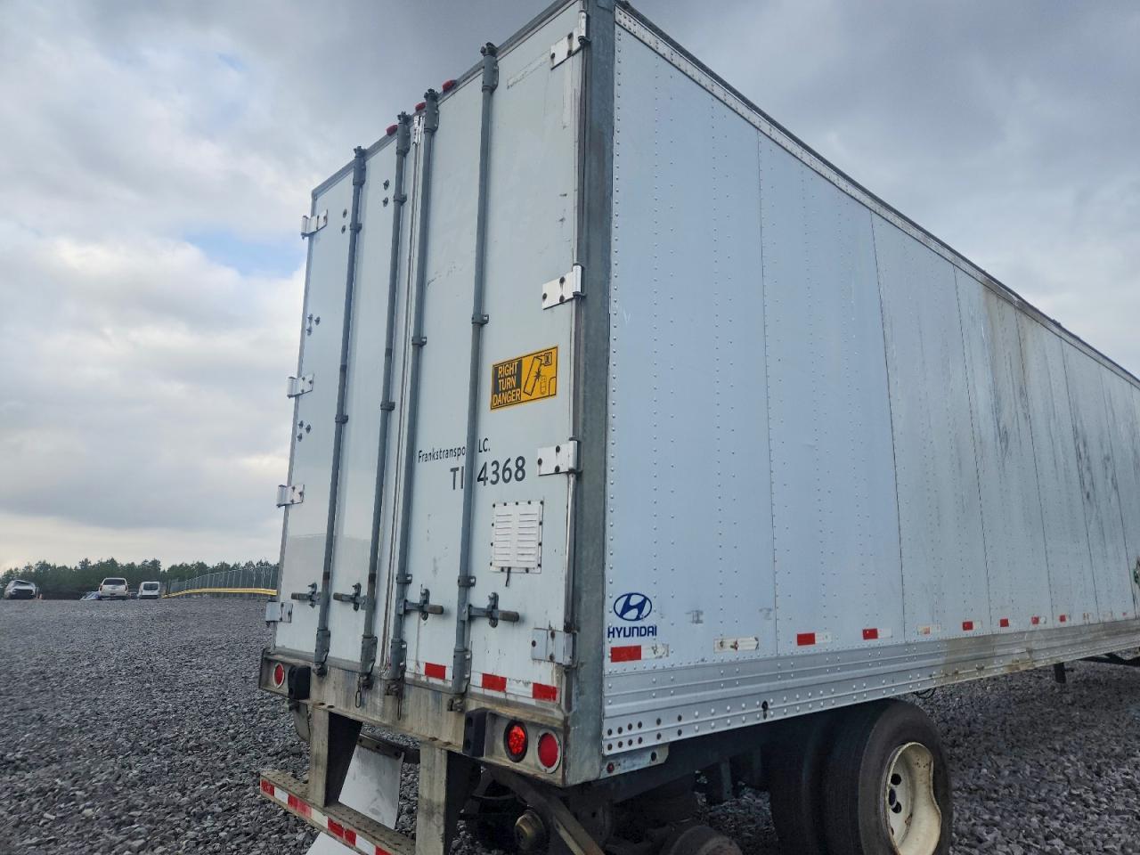 2007 Hyundai Translead VI2530A52-AJS DRY Van Trailer