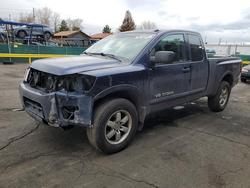 Salvage trucks for sale at Denver, CO auction: 2008 Nissan Titan XE