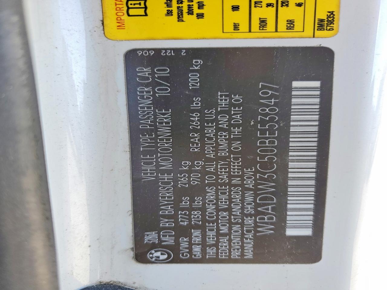 2011 BMW 328 i