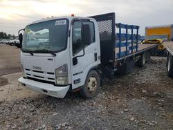 Salvage trucks for sale at Florence, MS auction: 2015 Isuzu NRR Flatbed Truck