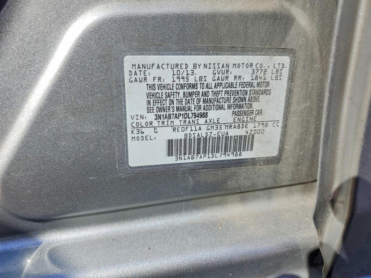 2013 Nissan Sentra s