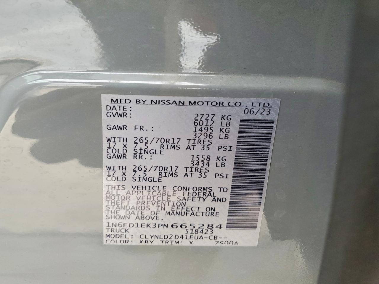 2023 Nissan Frontier PRO-4X