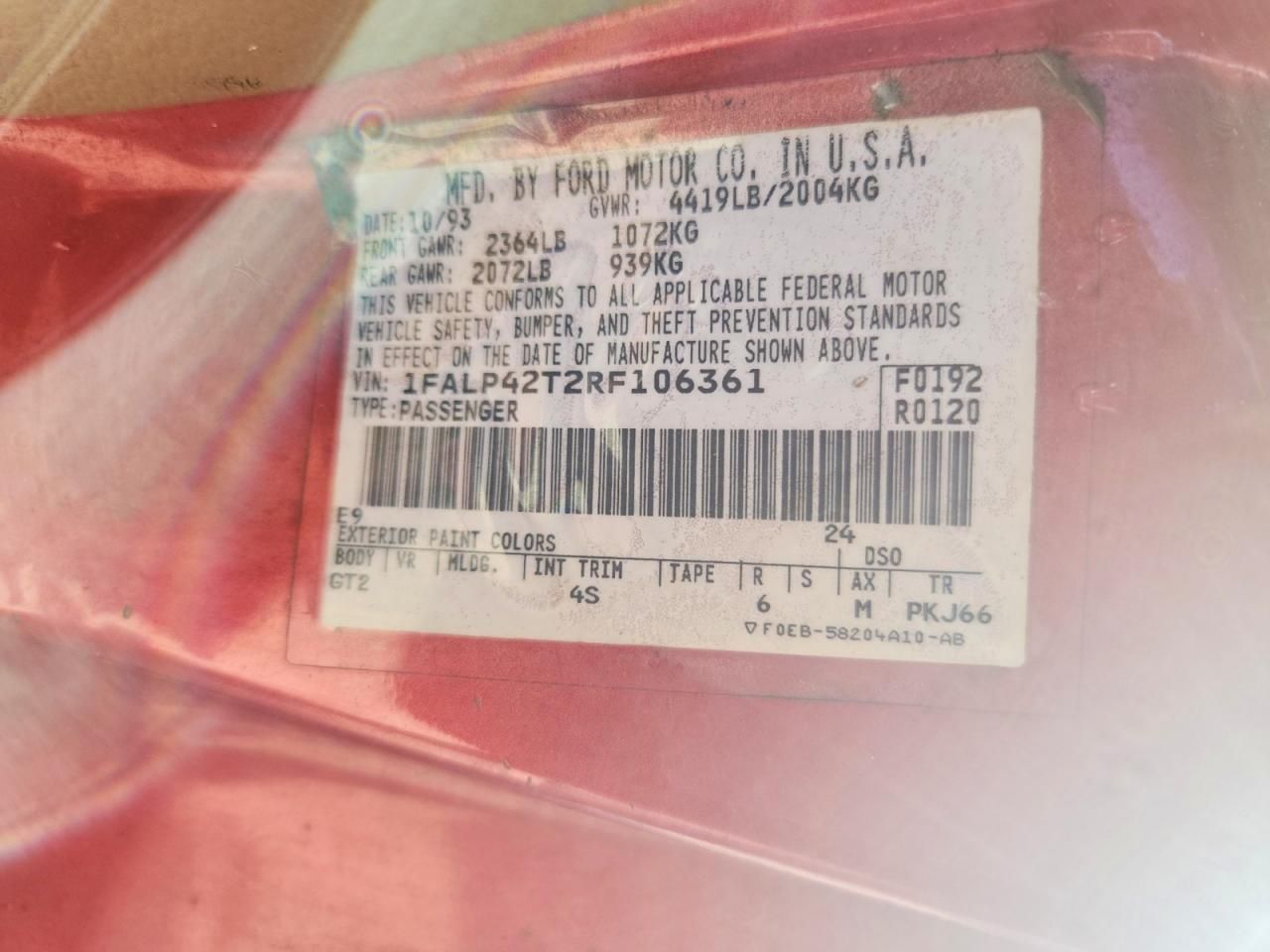 1994 Ford Mustang gt