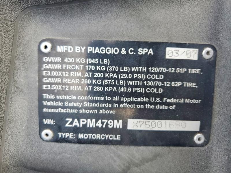 2007 Piaggio MP3