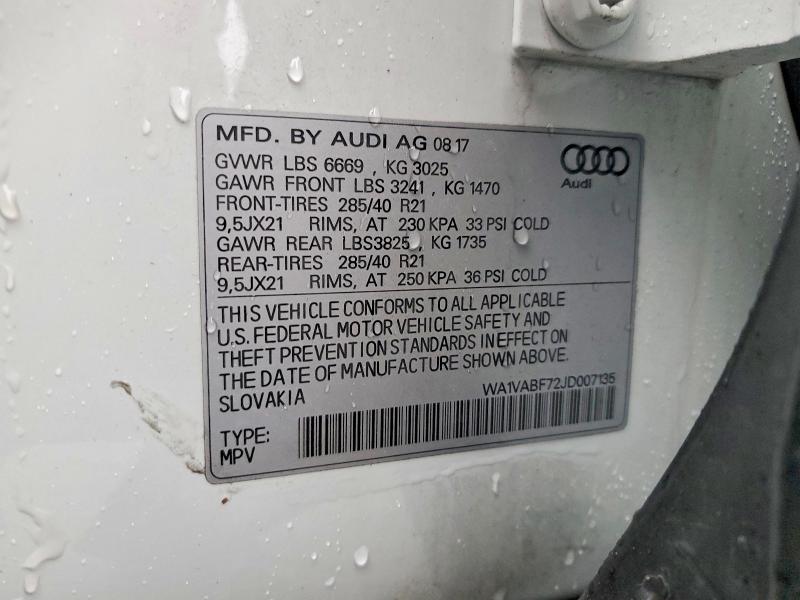 2018 Audi Q7 Prestige