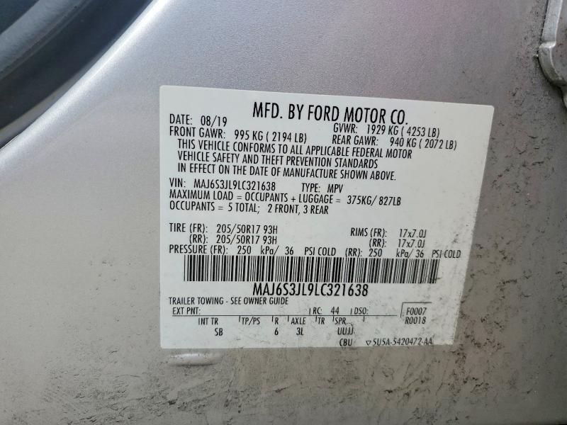 2020 Ford Ecosport ses