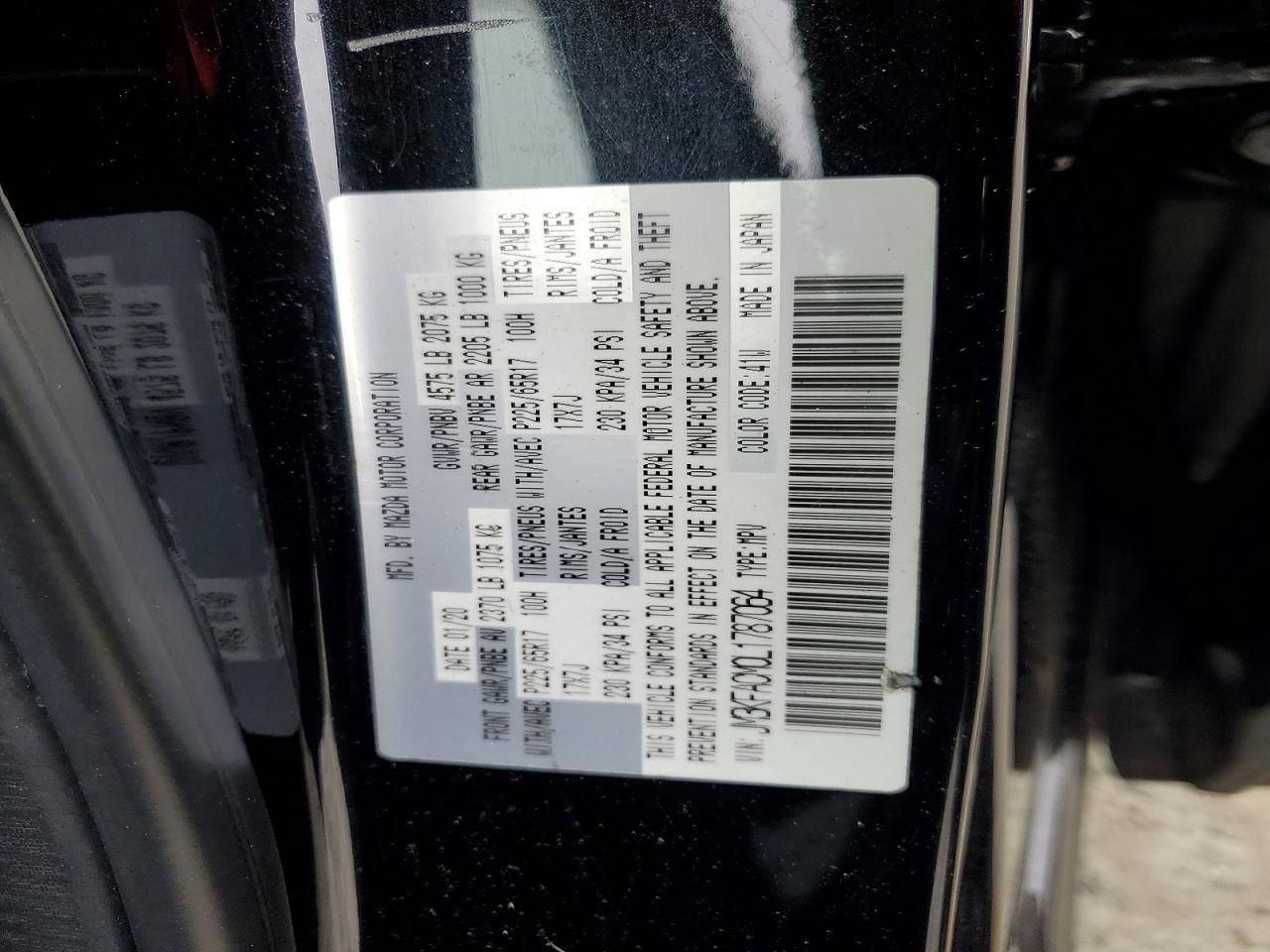 2020 Mazda Cx-5 Touring