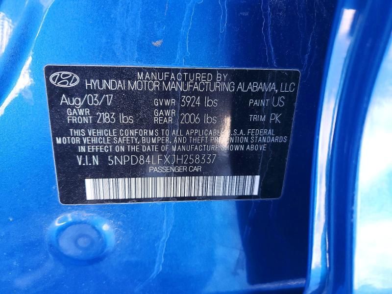 2018 Hyundai Elantra sel