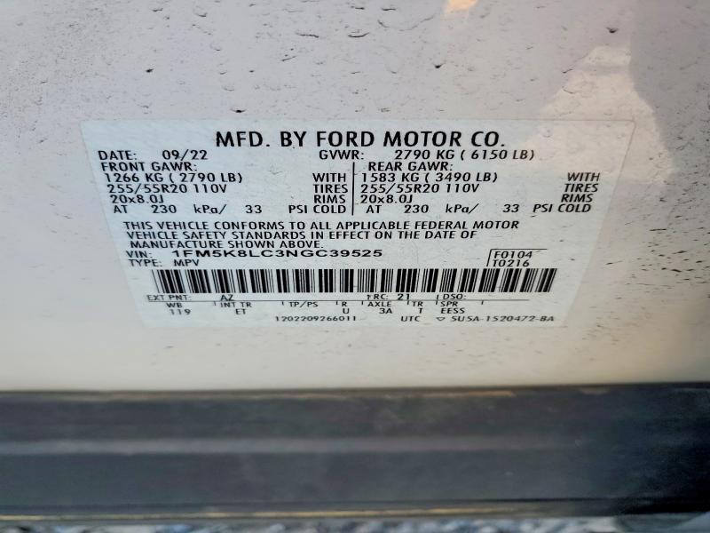 2022 Ford Explorer King Ranch