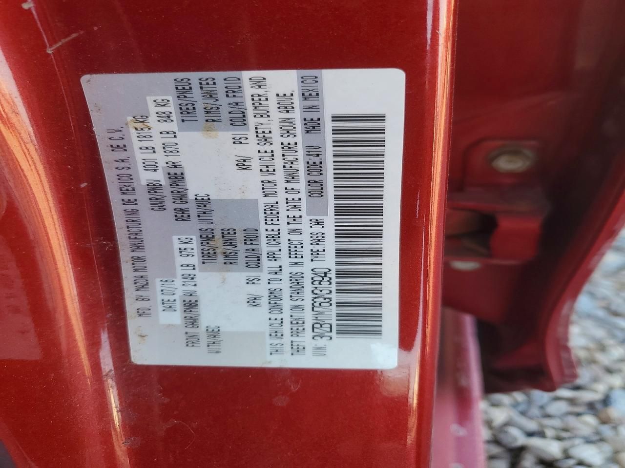 2016 Mazda 3 Touring