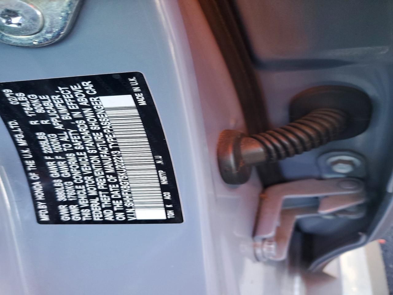 2019 Honda Civic Type-r Touring