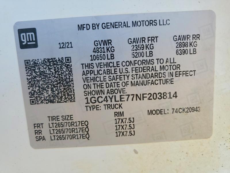 2022 Chevrolet Silverado K2500 Heavy Duty
