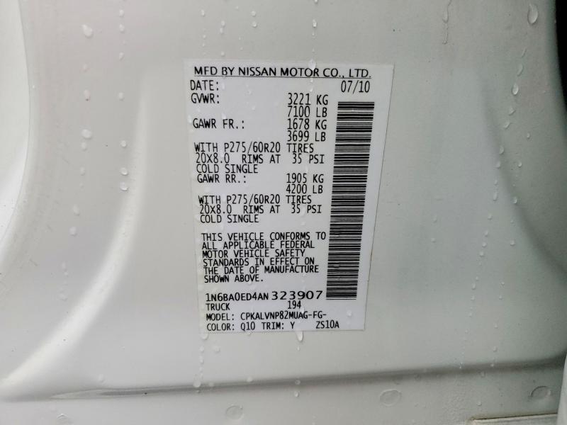 2010 Nissan Titan SE