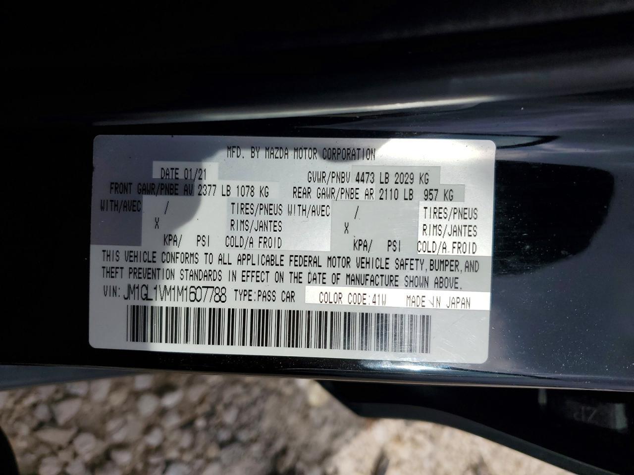2021 Mazda 6 Touring