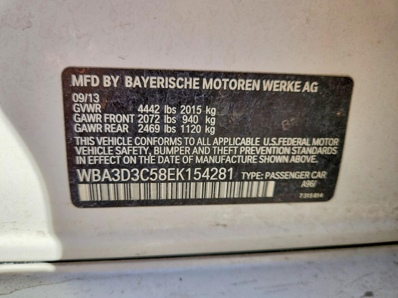2014 BMW 328 d