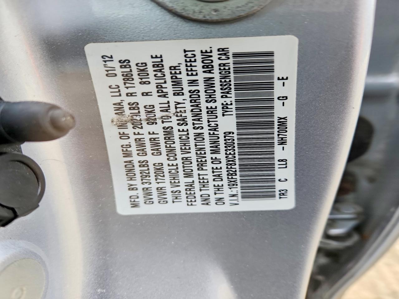 2012 Honda Civic ex