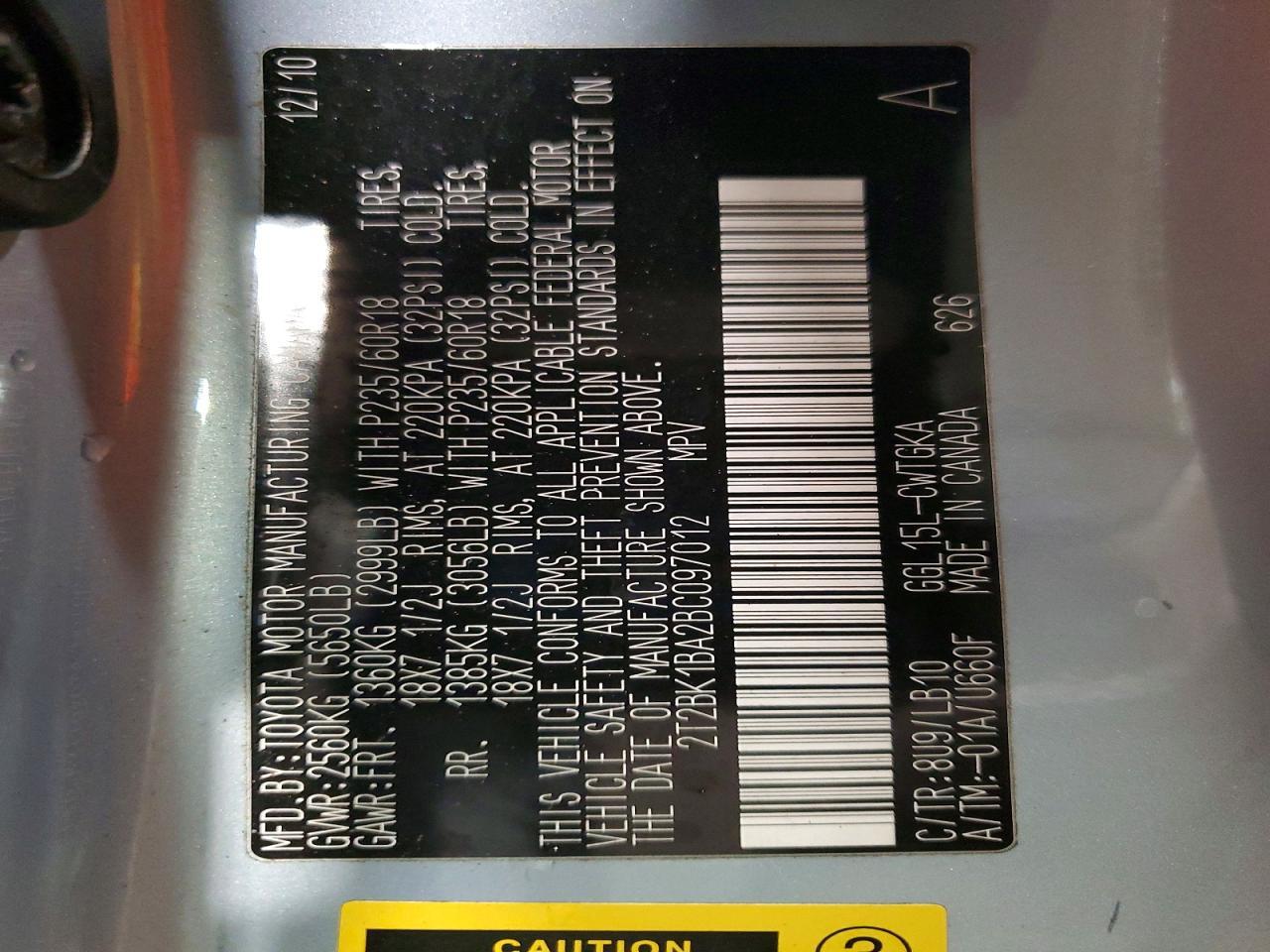 2011 Lexus Rx 350 Base