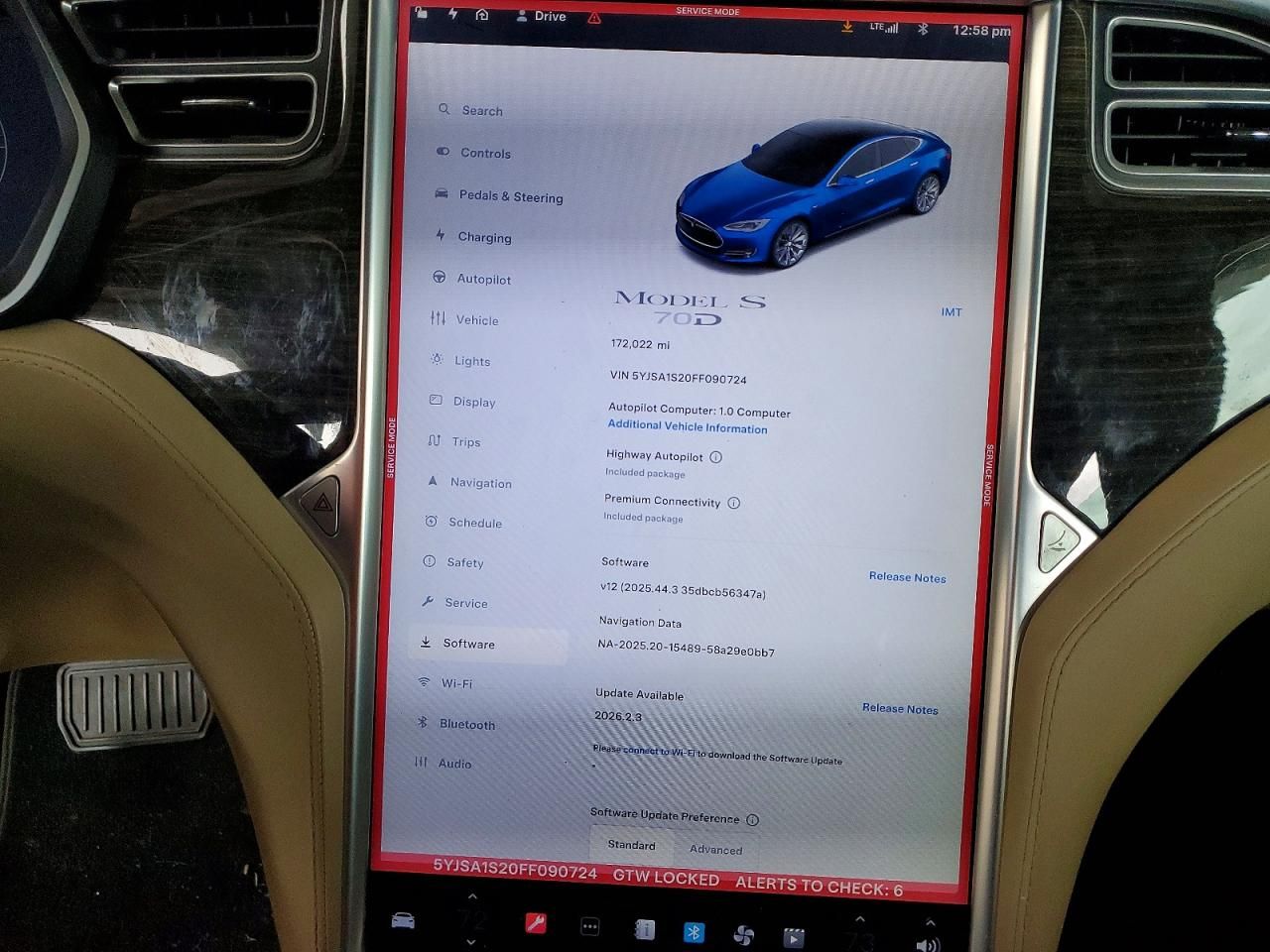 2015 Tesla Model s 70D