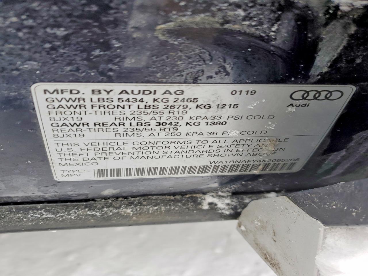 2019 Audi Q5 Premium Plus