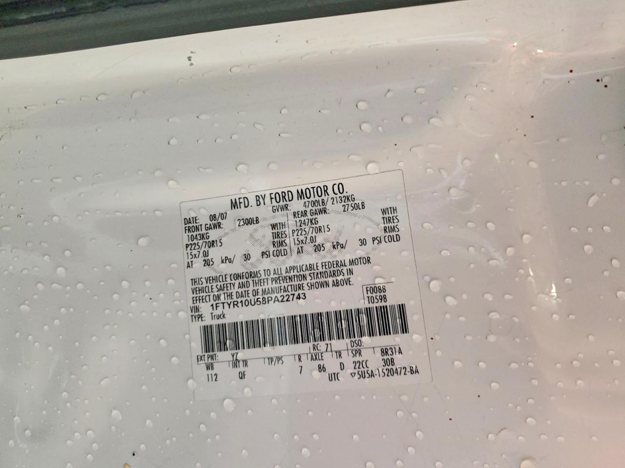 2008 Ford Ranger