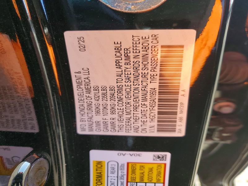 2025 Honda Accord se
