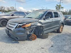 Vehiculos salvage en venta de Copart Riverview, FL: 2015 Ford Explorer xlt