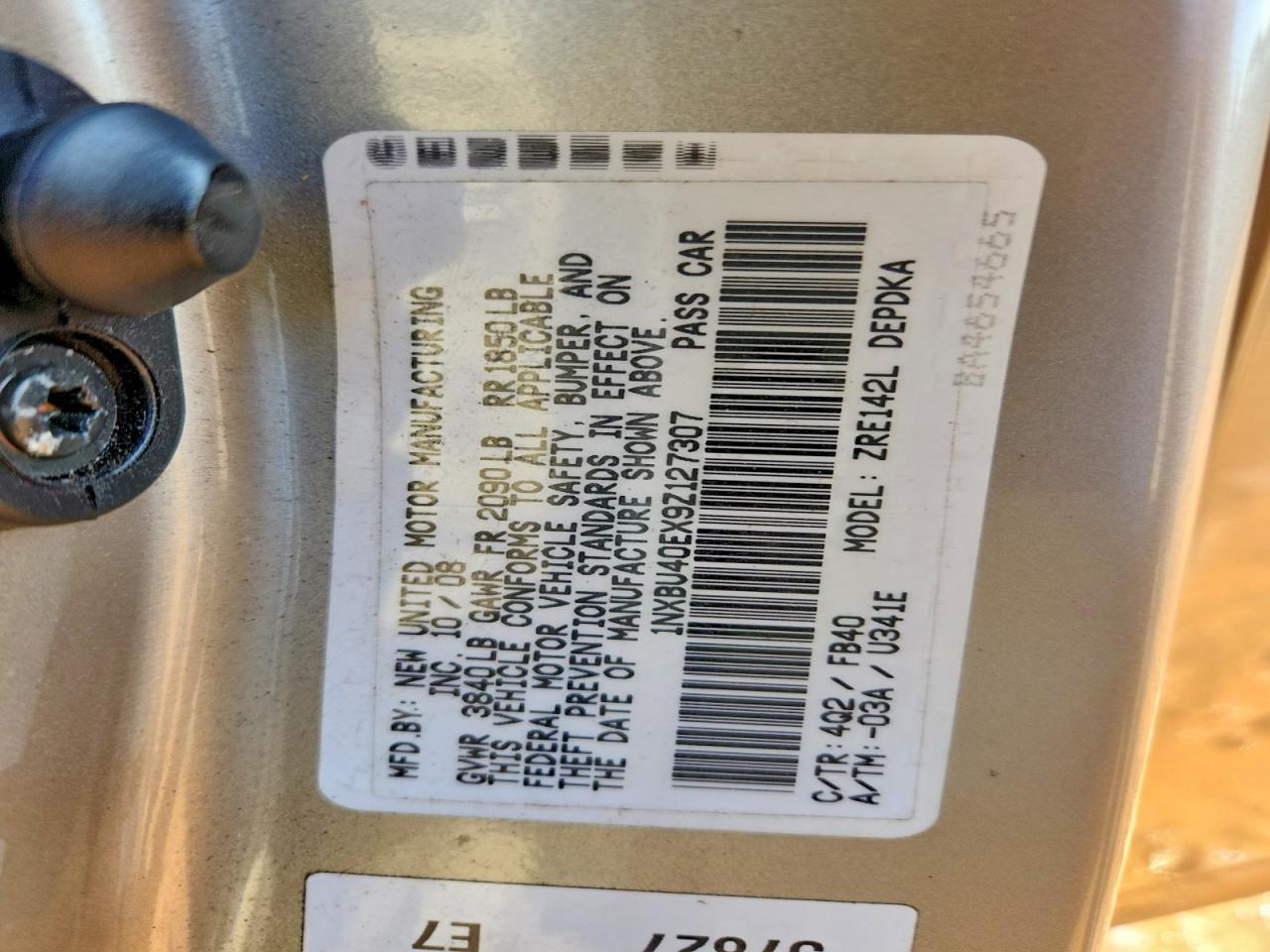 2009 Toyota Corolla Base