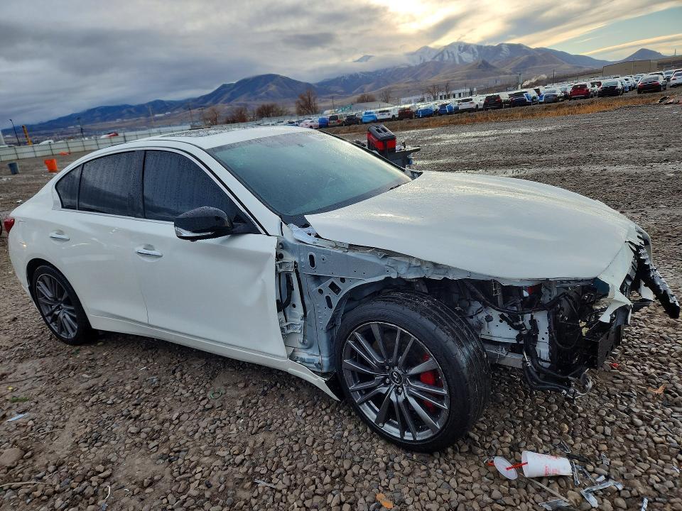 2019 Infiniti Q50 red Sport 400