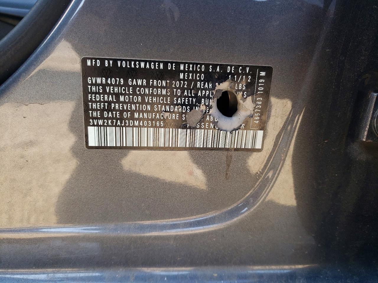 2013 Volkswagen Jetta Base