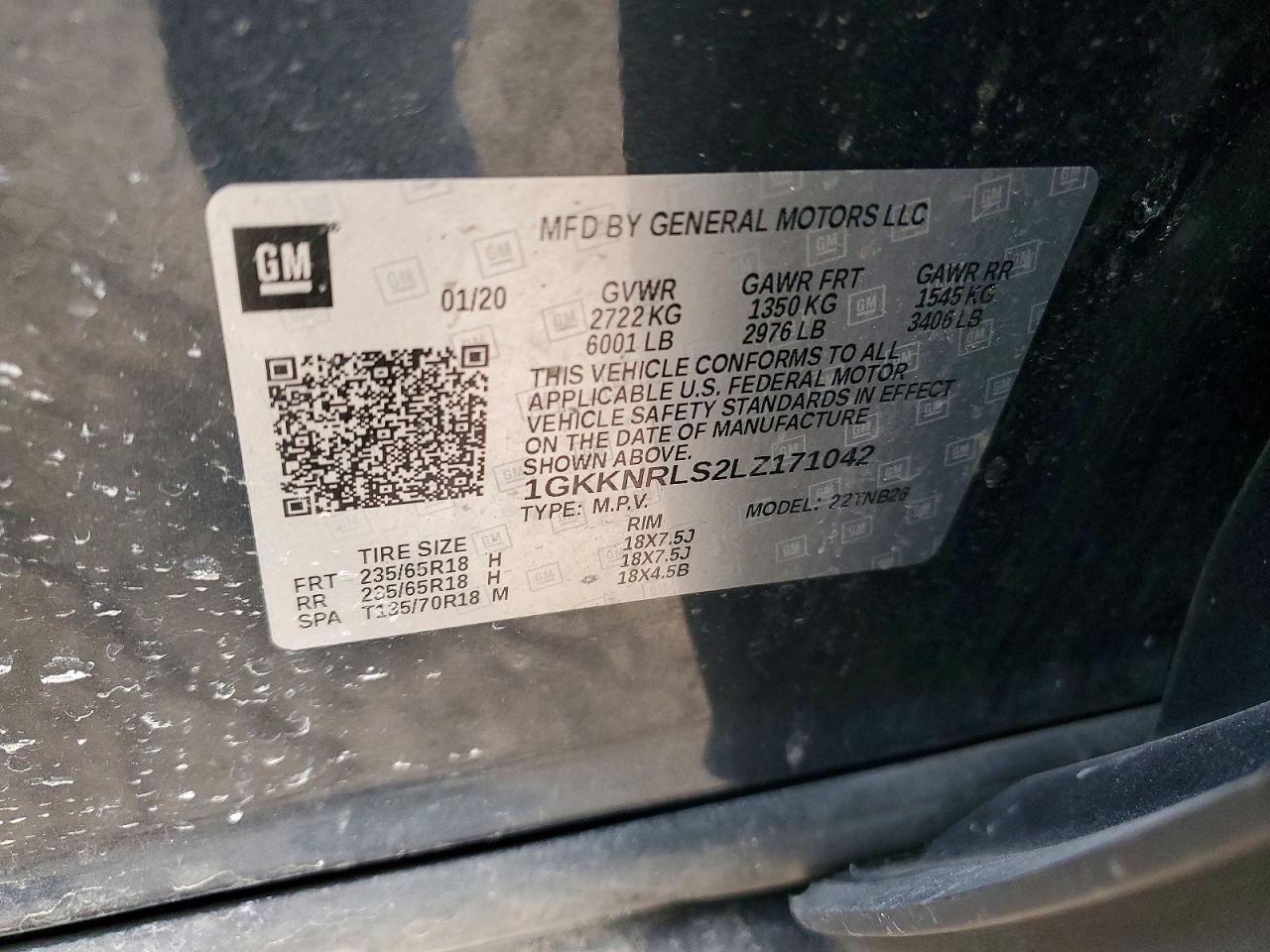2020 GMC Acadia sle