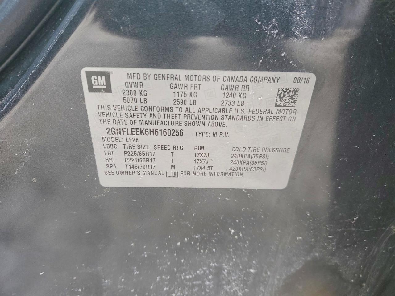 2017 Chevrolet Equinox ls