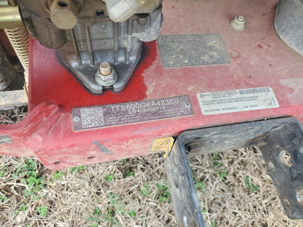 2021 Exmark Mower