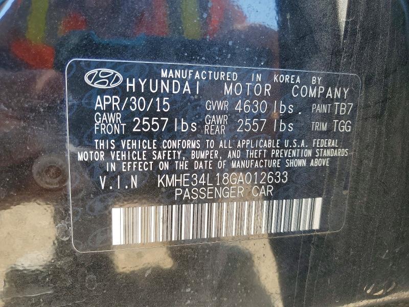 2016 Hyundai Sonata Hybrid