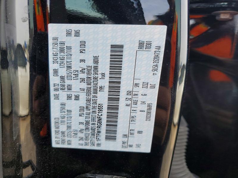 2022 Ford F150 Raptor