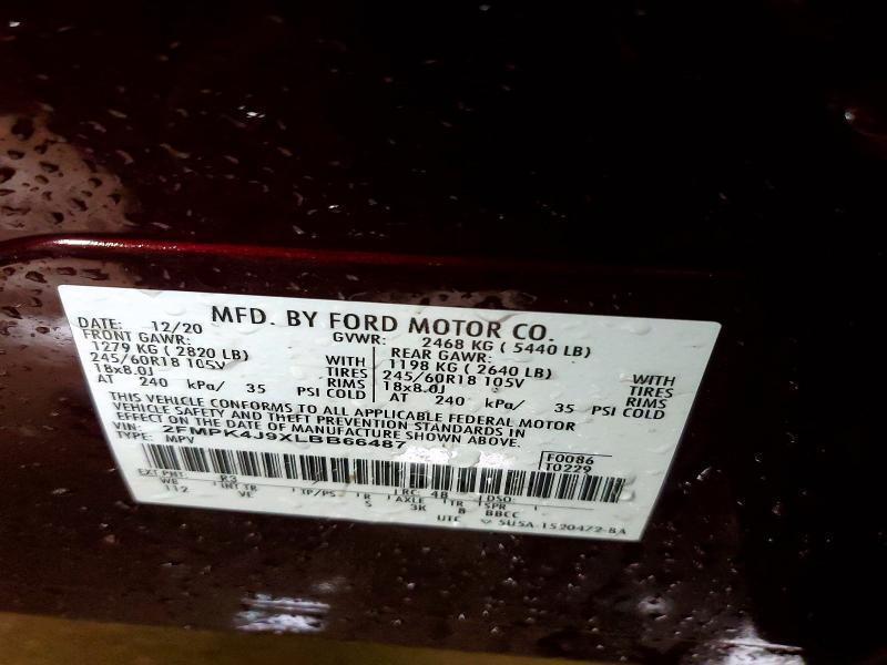 2020 Ford Edge sel