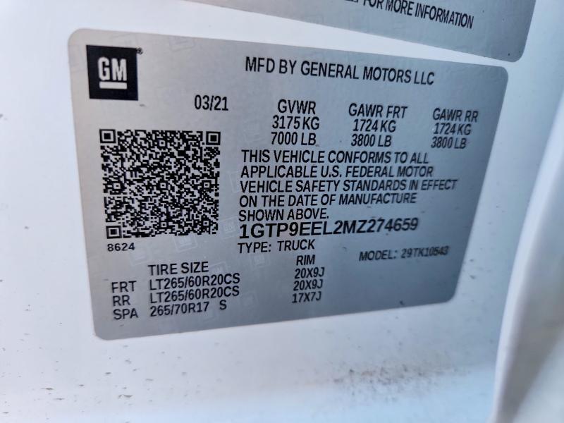 2021 GMC Sierra K1500 AT4
