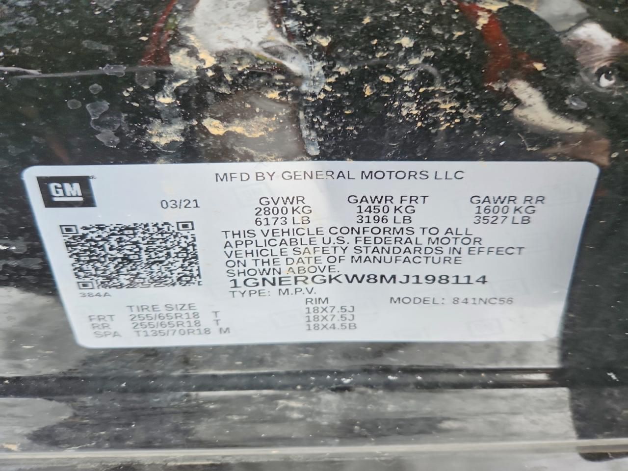 2021 Chevrolet Traverse lt