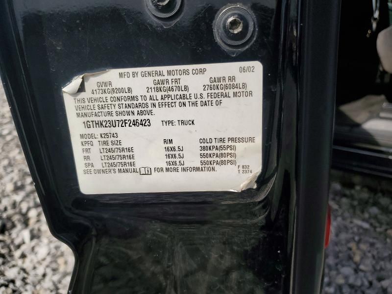 2002 GMC Sierra K2500 Heavy Duty