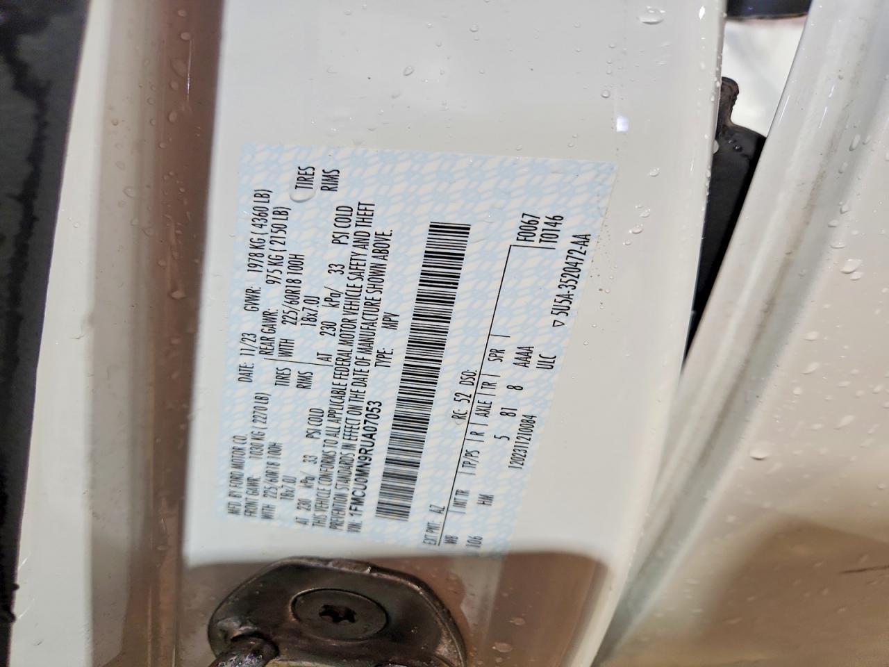 2024 Ford Escape st Line